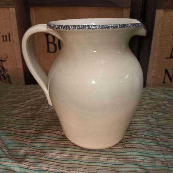 Casey Pottery Stoneware Pitcher, Hand-made in USA - Picture 2 of 5